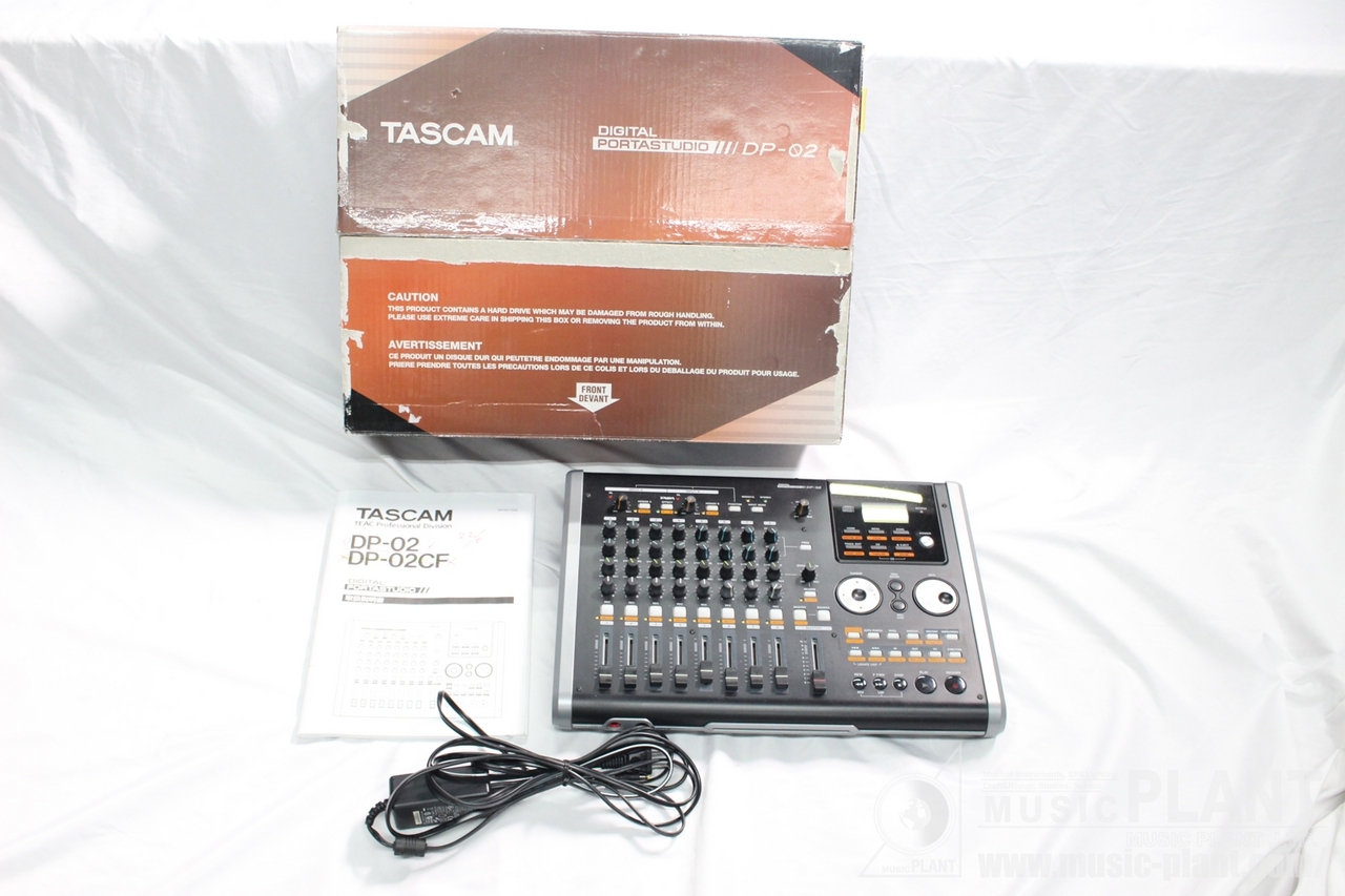 配信機器・PA機器・レコーディング機器 TASCAM DP-02 DP-02 | 8-track Digital Portastudio with Effects | TASCAM