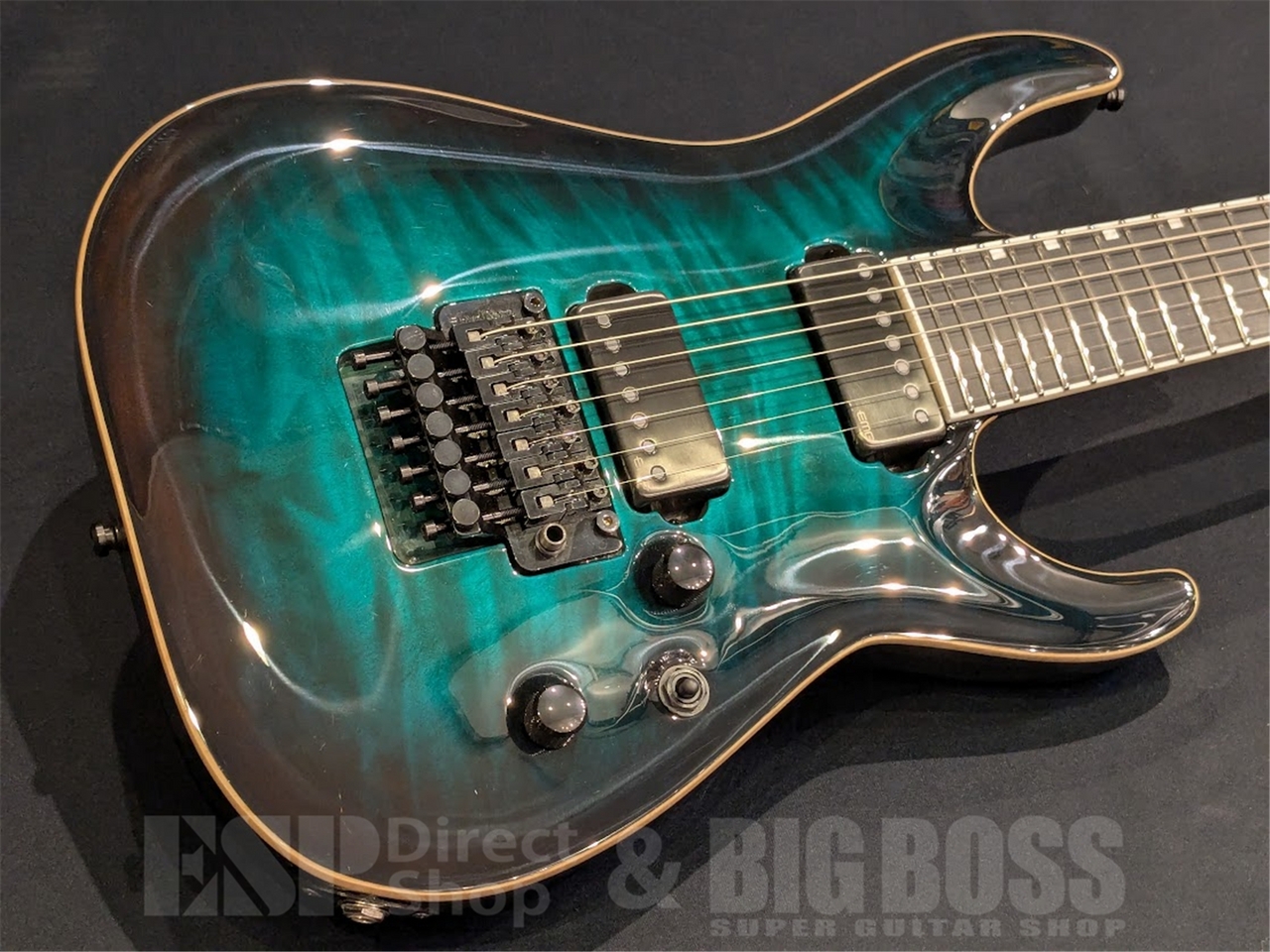 E-II HORIZON FR-7 QM / Black Turquoise Burst （新品/送料無料