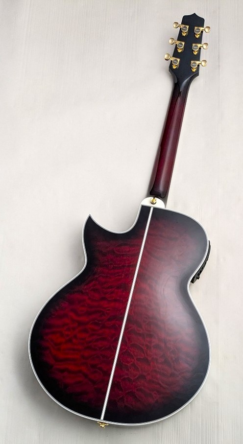 ギター TaCMaN Takamine CUSTOM TSP178AC Quilt FL Crimson Red【限定1本】【渋谷