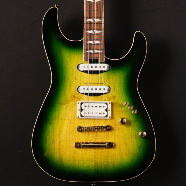 K*M様 DRT、エレクトリック、CBZグッズセット Kz Guitar Works SS-1 Deluxe Green Burst【サマーセール特価】（新品