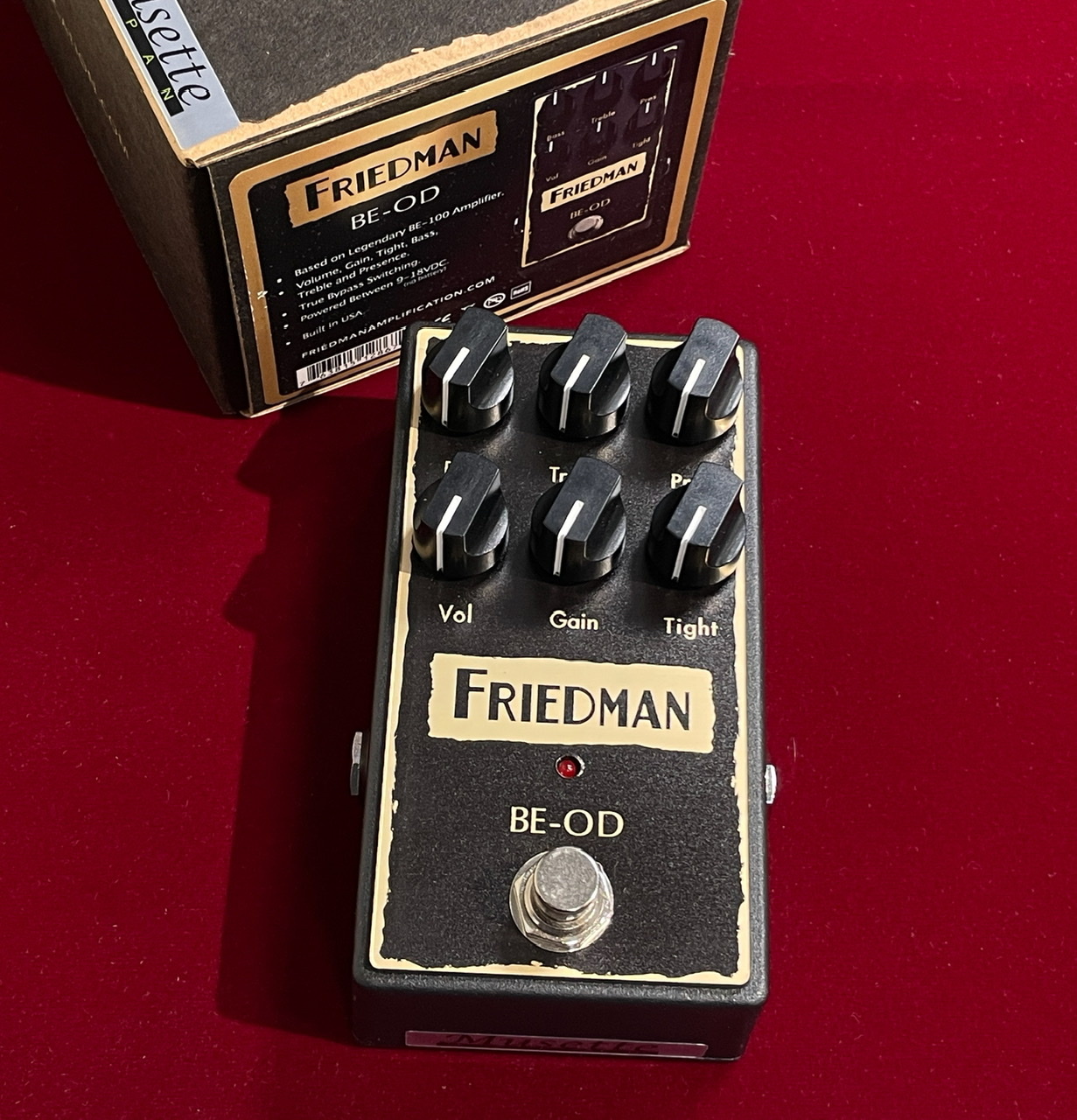 Friedman BE-OD 【数量限定特価】【BE-100再現ペダル】（新品