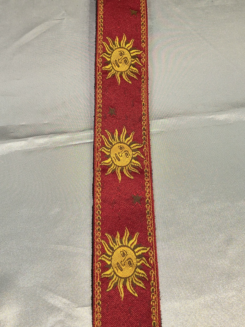 LEVY'S MPJG-SUN-RED【ジャカード織 ギターストラップ】（新品）【楽器