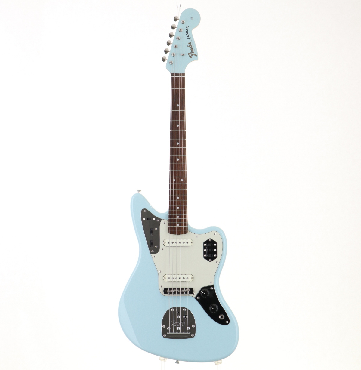 Fender FSR MIJ Traditional II 60s Jaguar Daphne Blue Matching Head