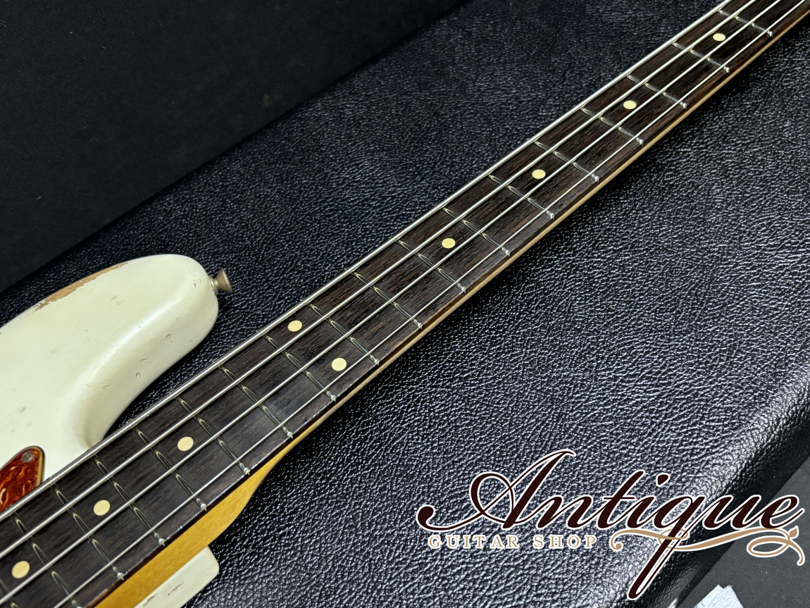 Fender Custom Shop 1960 Jazz Bass 2020 Olympic White Heavy Relic