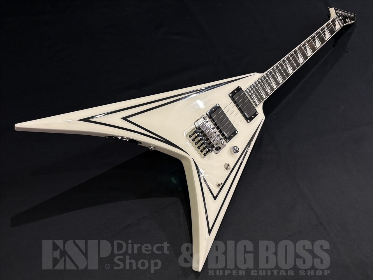 E-II SV / White w/Black Stripes（新品/送料無料）【楽器検索デジマート】