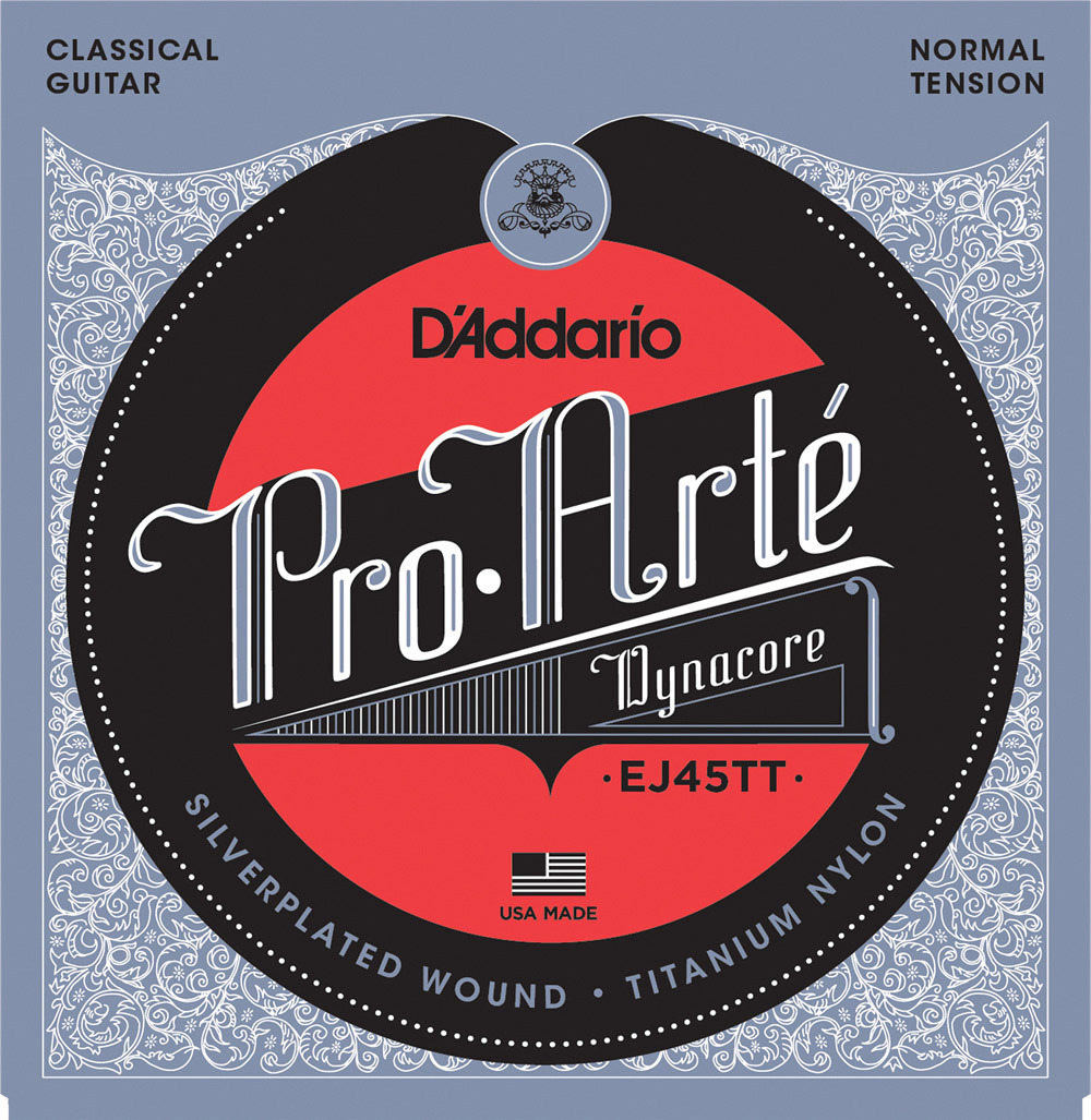 D'Addario EJ46TT ダイナコアシルバーワウンド チタニウムナイロン ハードテンションプロアルテ クラシックギター弦 （新品）【楽器検索デジマート】