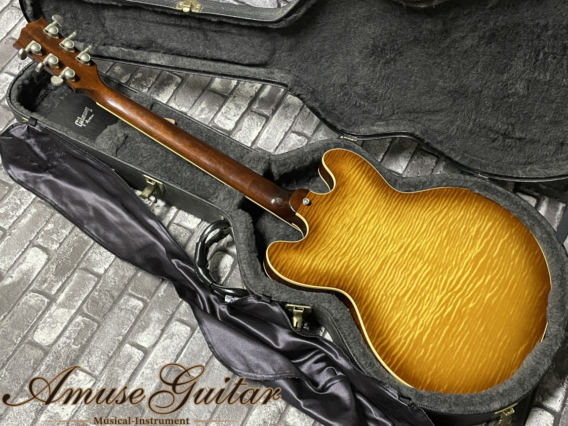 Gibson Custom Shop ES-335 Dot Reissue Figured # Light Burst 2008年製【Rare  Color u0026 57Classic PU】w/O.H.C 4.06kg（中古）【楽器検索デジマート】