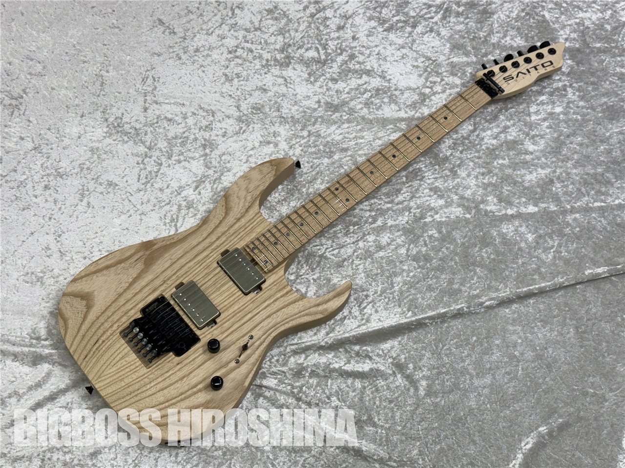 SAITO Guitars S-624MSエレキギター SAITO GUITARS S-624MS/Phase 2 Ash/M - Naked | Blue Guitars