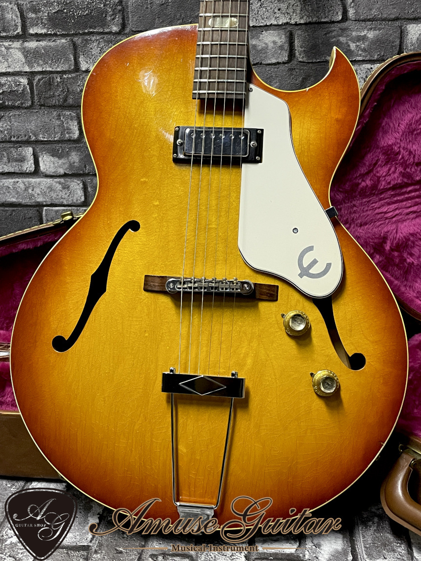 Epiphone E452T Sorrento # Sunburst 1966年製【Player's Condition】w/Gibson Hard  Case 2.33kg（ビンテージ）【楽器検索デジマート】