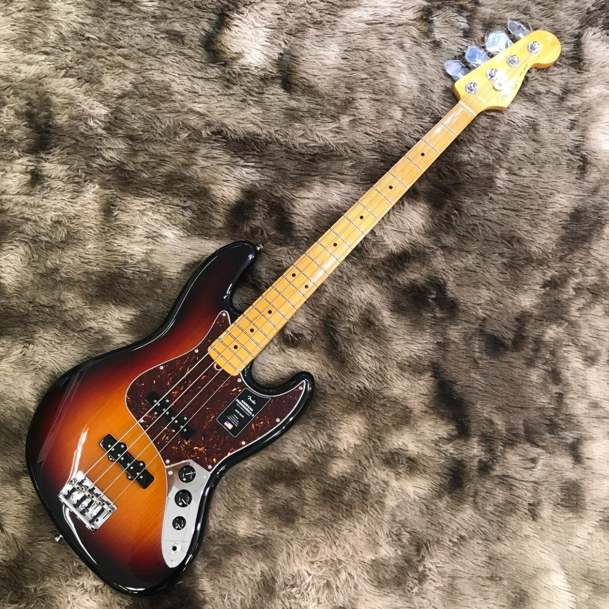 Fender American Professional II Jazz Bass 3-Color Sunburst（新品