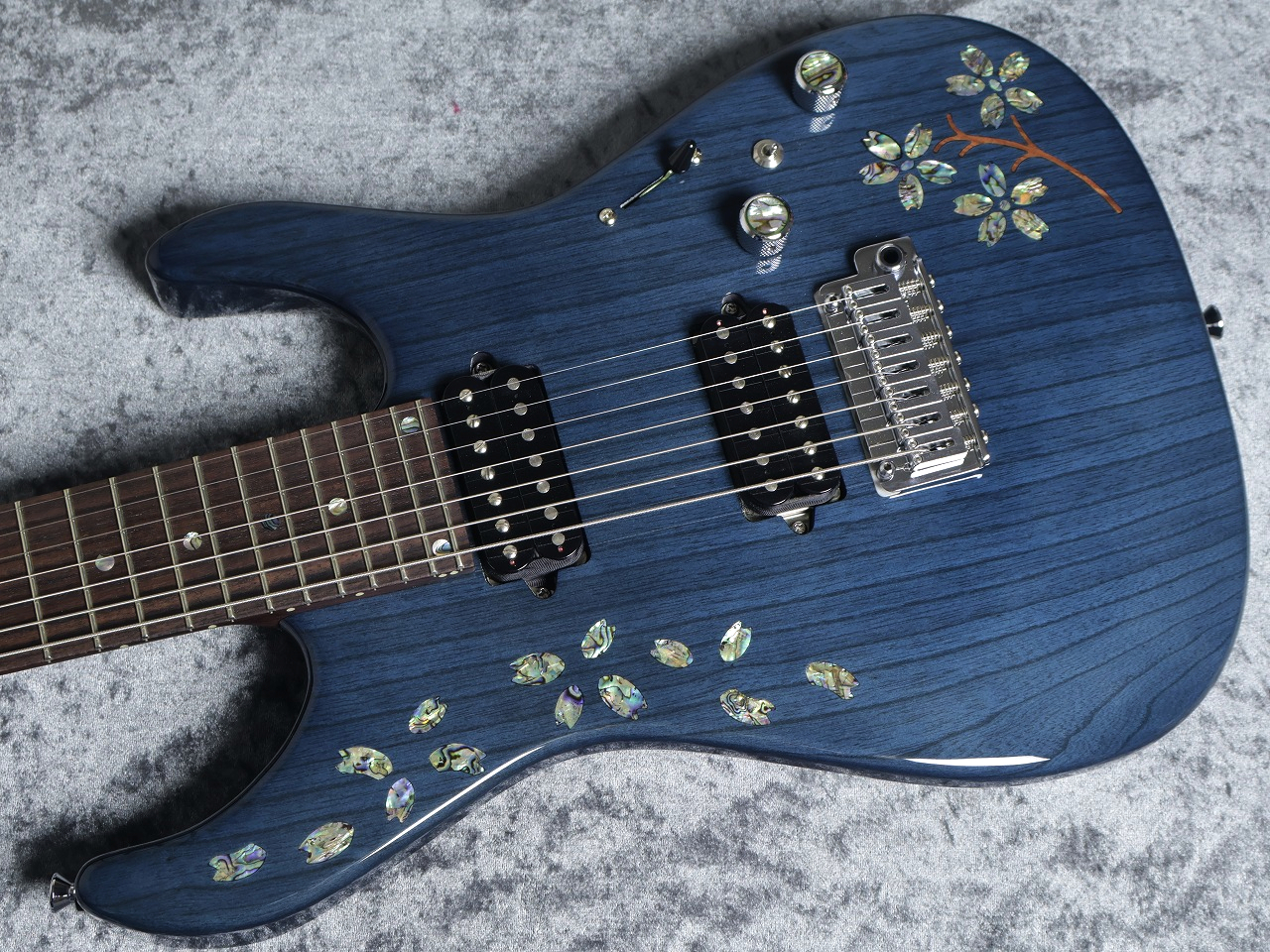 Kino treebud7 24F 2H Ash/Rosewood Neck Sakura Fubuki/Trans Navy【7