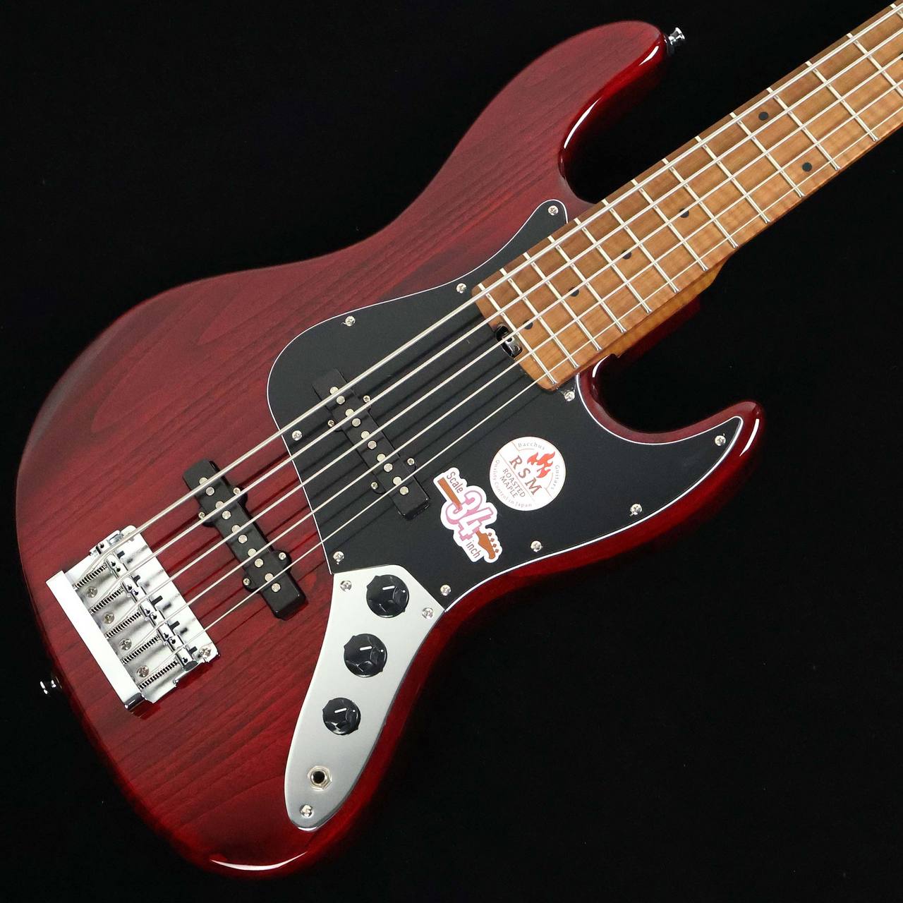 Bacchus WL5-ASH/RSM See Through Red S/N：GI21182 【5弦】 【未展示