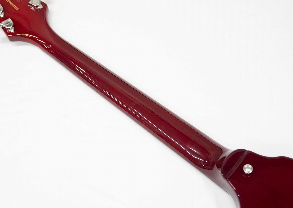 美品！　EDWARDS エレキギター 赤 V型 Amazon | EDWARDS E-BASS V Sparkling Fiesta Red エドワーズ
