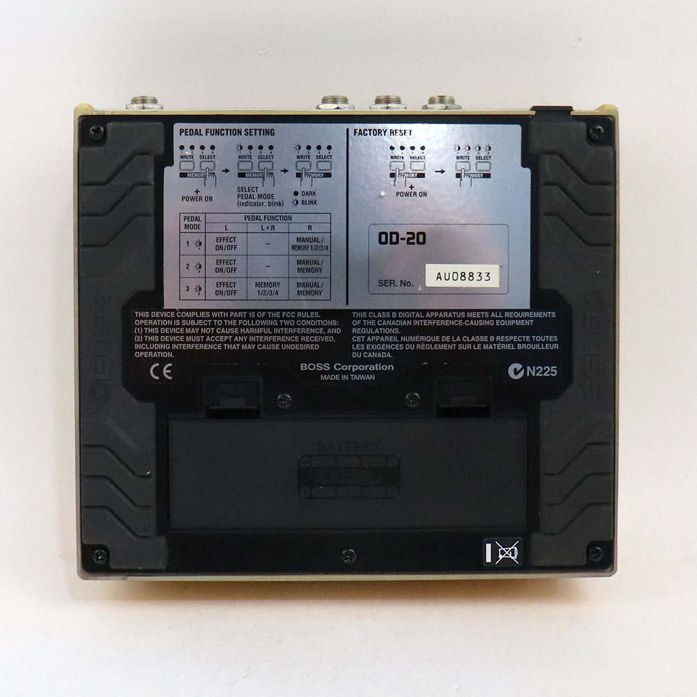 BOSS 【中古】 オーバードライブ ディストーション BOSS OD-20