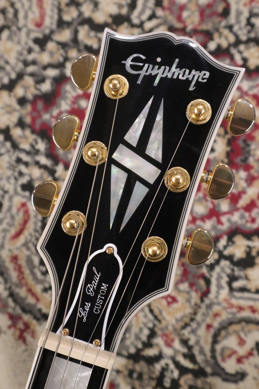 Epiphone 【Inspired by Gibson Custom】Les Paul Custom Alpine White