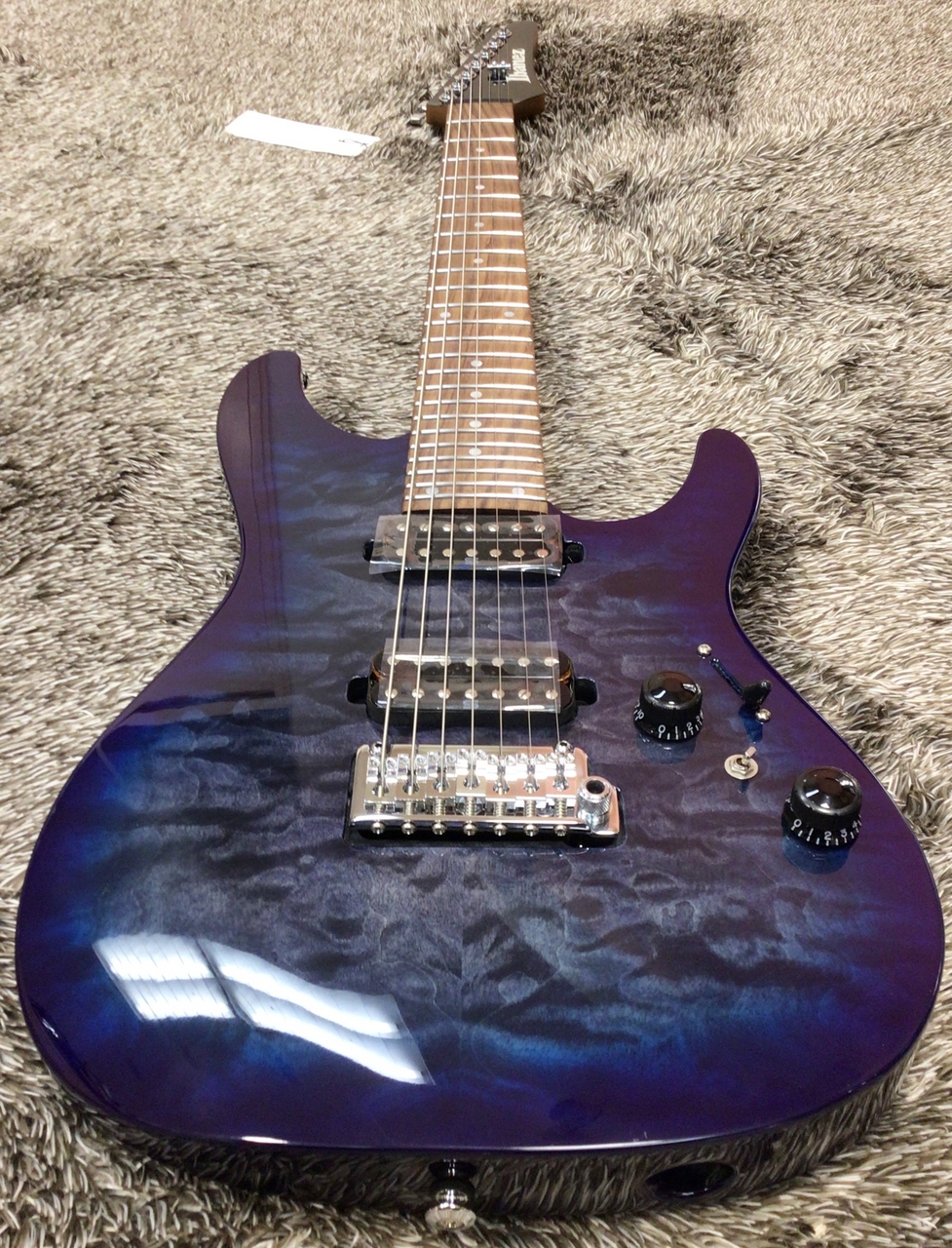 Ibanez AZ427P2QM(Twilight Blue Burst)【7弦】（新品特価/送料