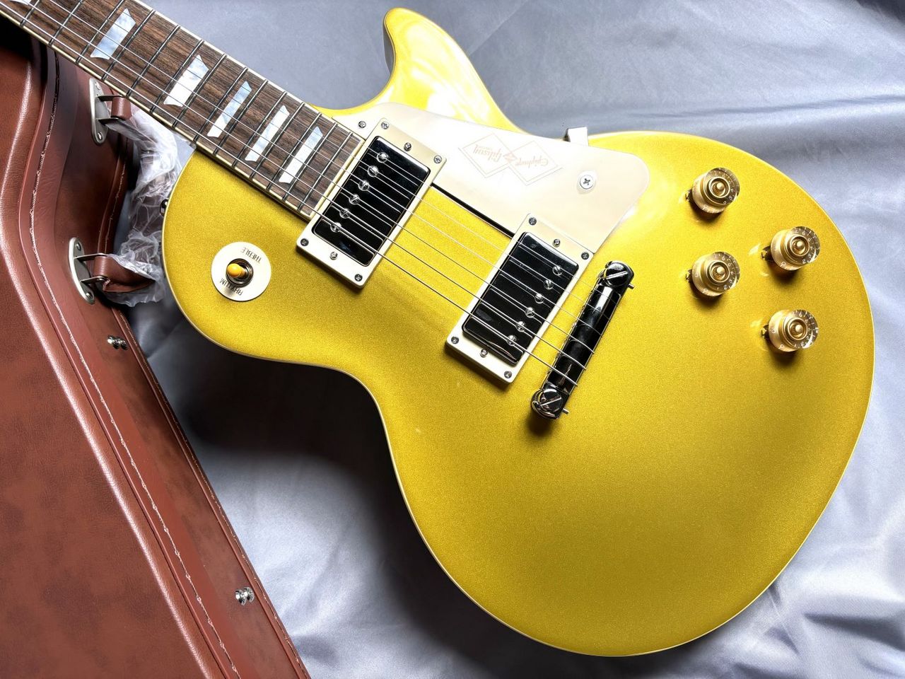 ギター Epiphone Tak LesPaul model DC gold Epiphone A New Inspired by Gibson Custom Signature Model