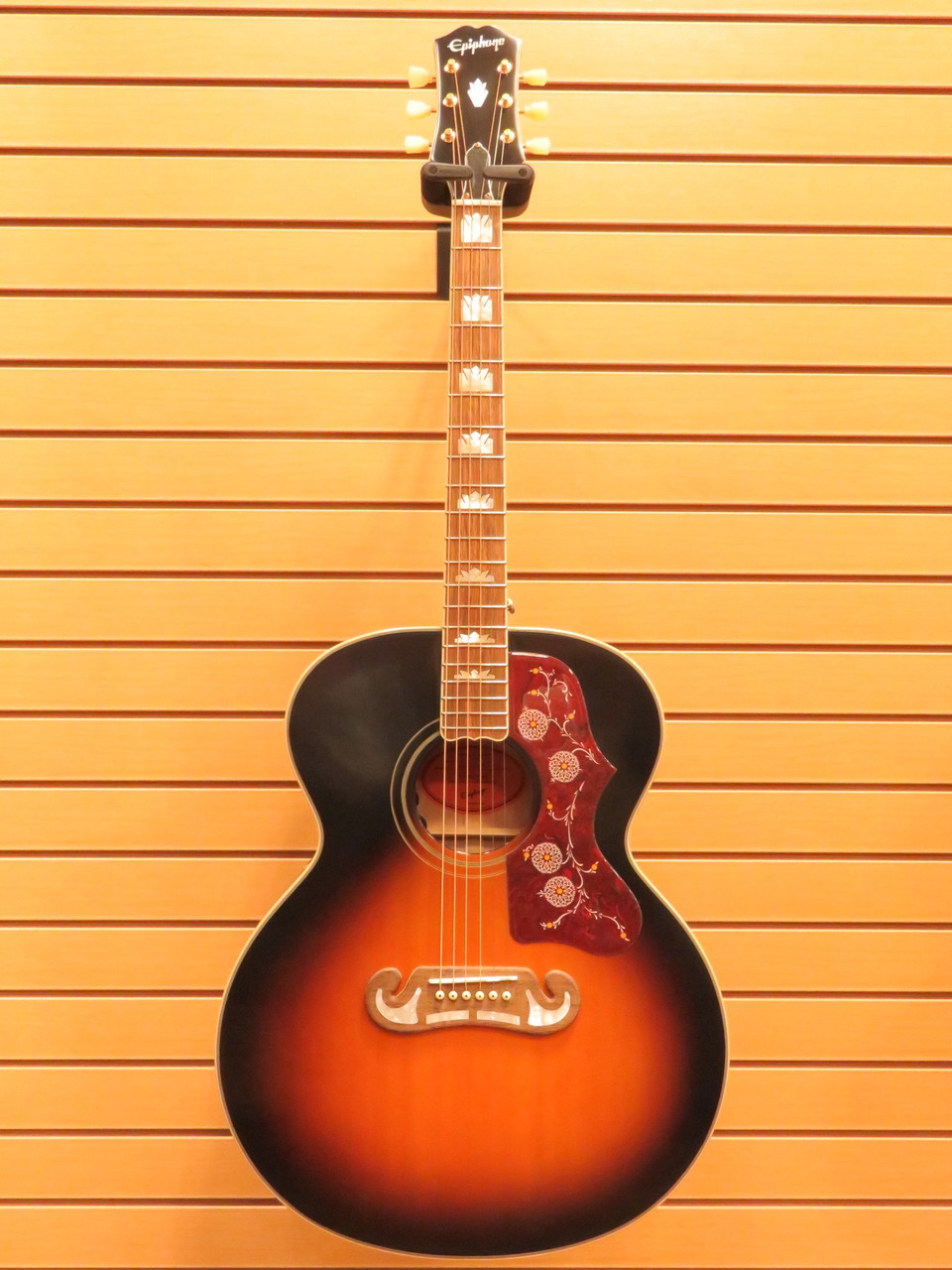 Epiphone J-200 Aged Vintage Sunburst Gloss【オール単板】（新品