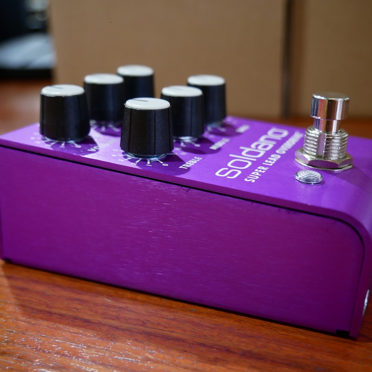 Soldano SLO Pedal Purple / SUPER LEAD OVERDRIVE 【USED