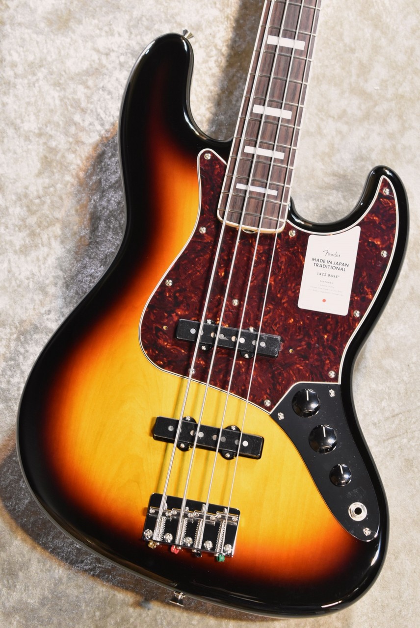 Fender Made in Japan Traditional Late 60s Jazz Bass -3-Color