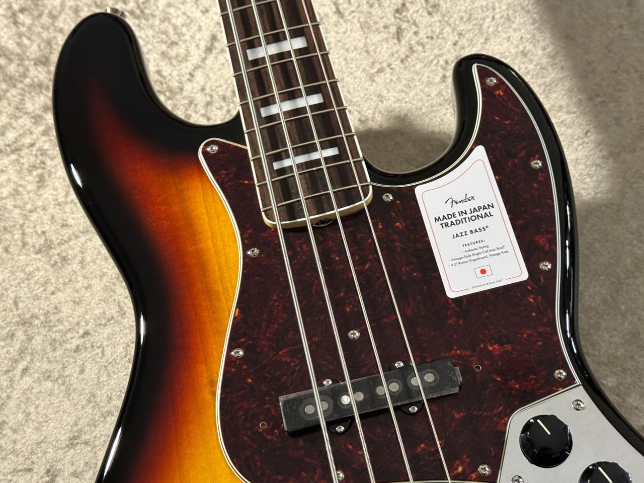 左利きFender Japan Traditional 60s JazzBass Fender Made in Japan Traditional 60s Jazz Bass, Left-Handed