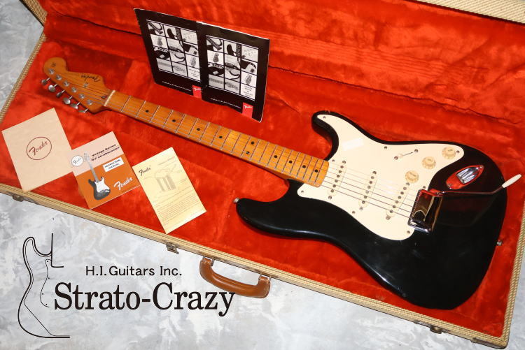 Fender 1988 '57 Vintage Reissue Stratocaster Black / Maple neck