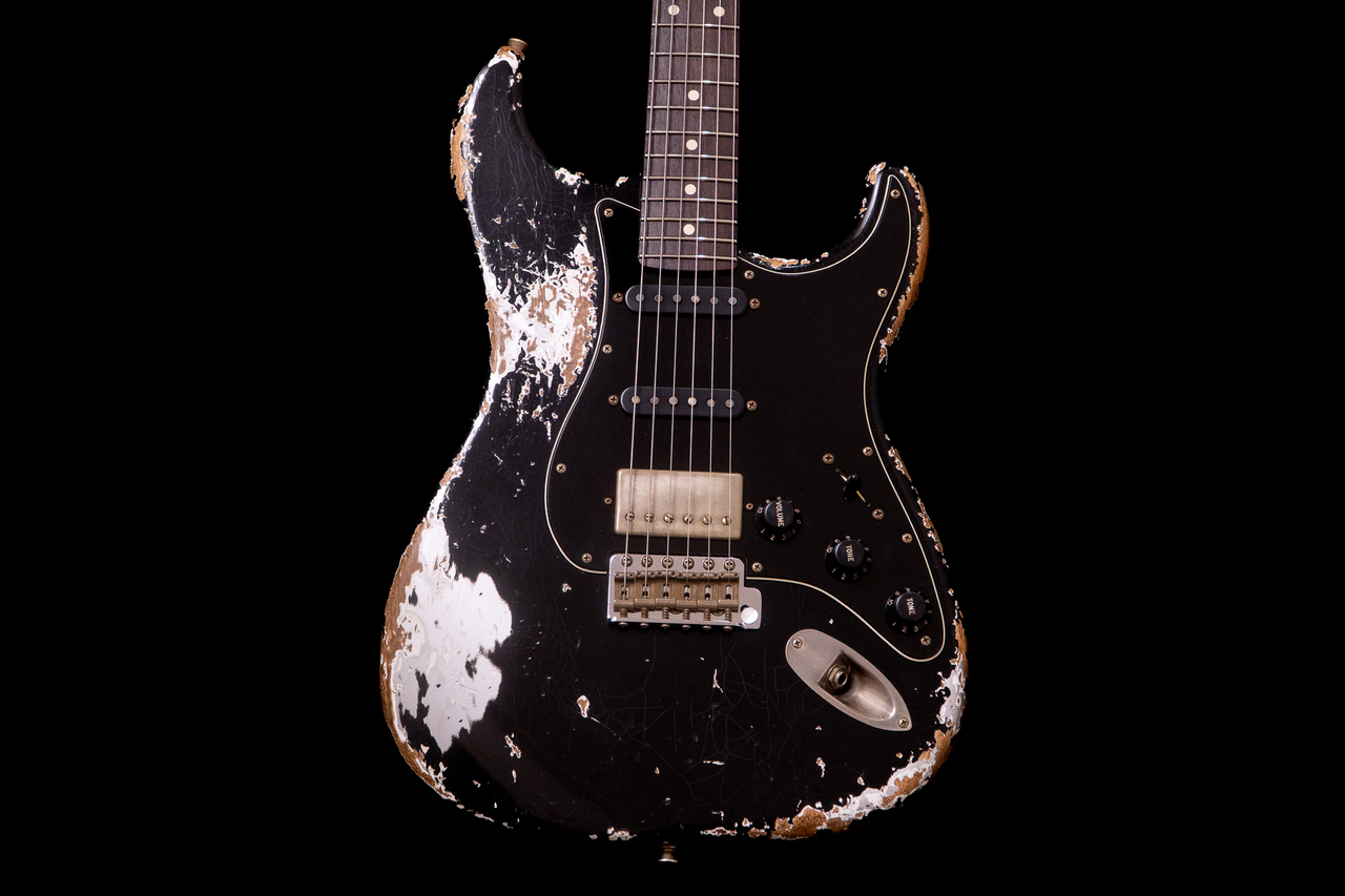 Xotic XSC-2 Black over Silver Heavy Aged 3.3kg #4161【TONIQ横浜