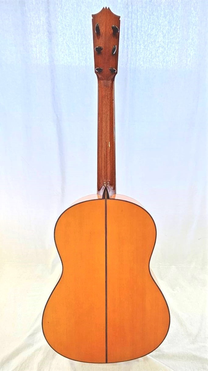 人気高品質1967 Guitarra Tamura/田村廣●シリウス●フラメンコギター●650mm白●木ペグ仕様●おまけ沢山！ フラメンコギター