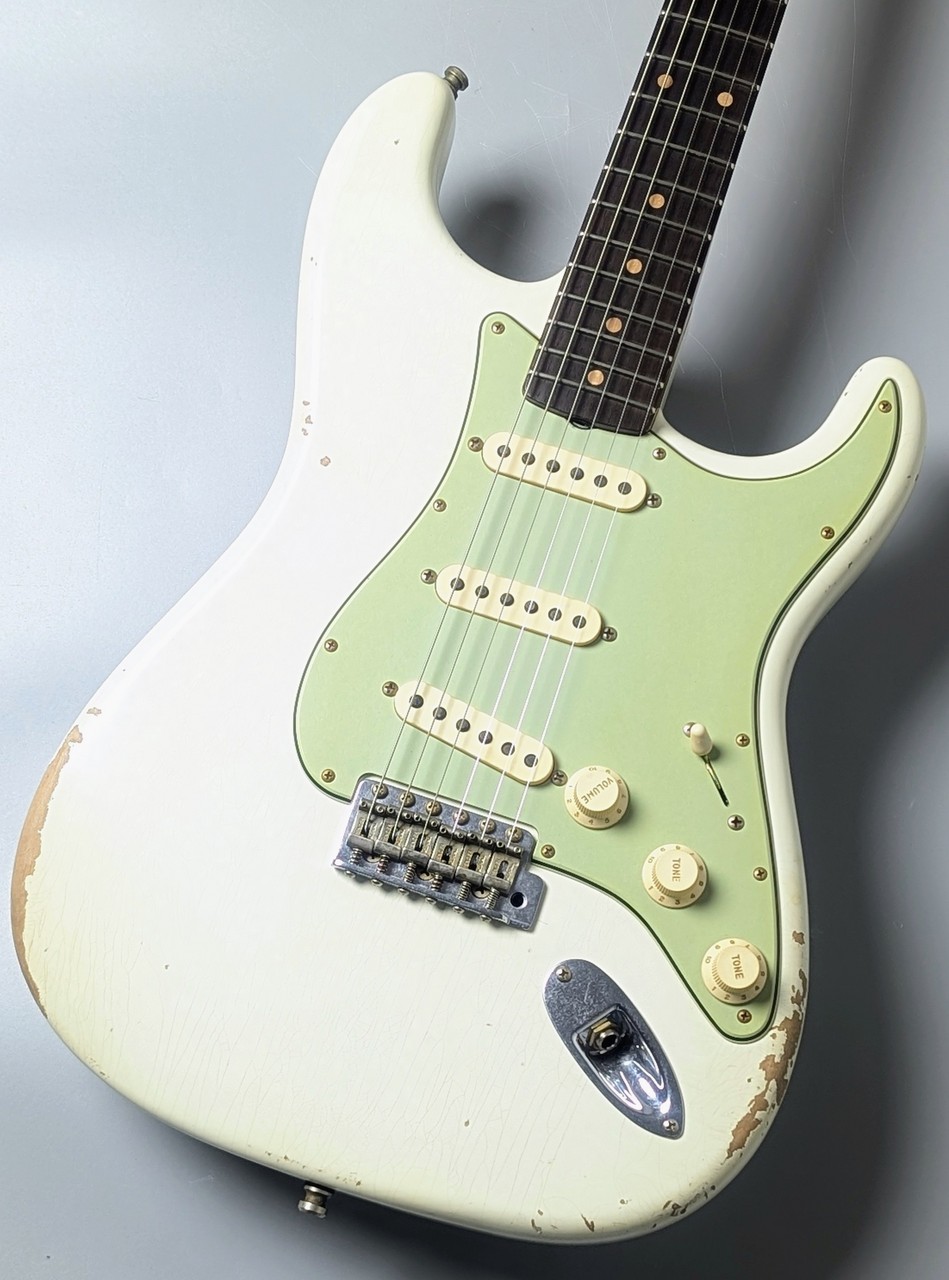 OlympicWhite Stratocaster レリック ギター Fender Custom Shop 1963 Stratocaster Relic -Aged Olympic White