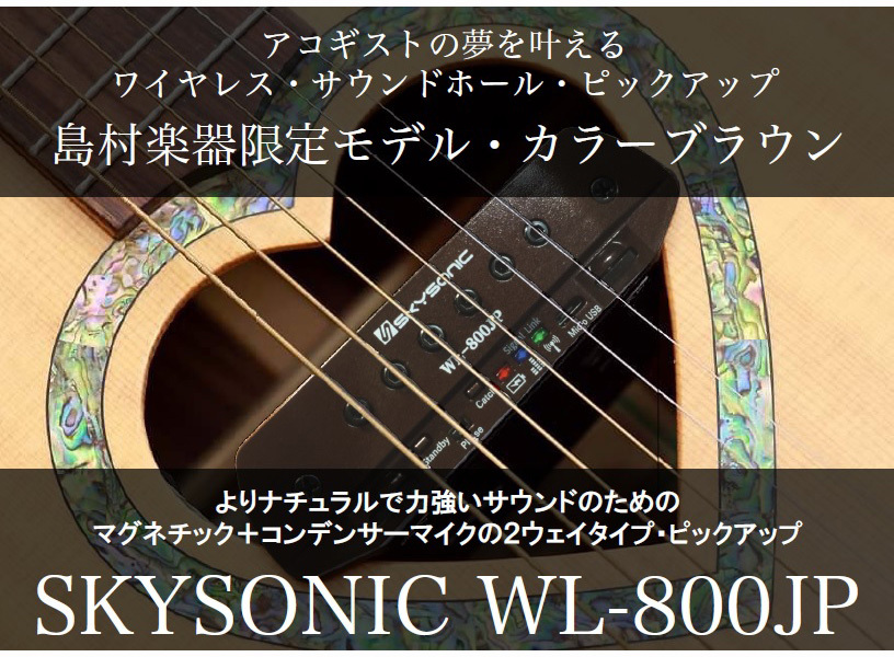 正規品SKYSONIC スカイソニック WL-800JP アコースティックギター用 