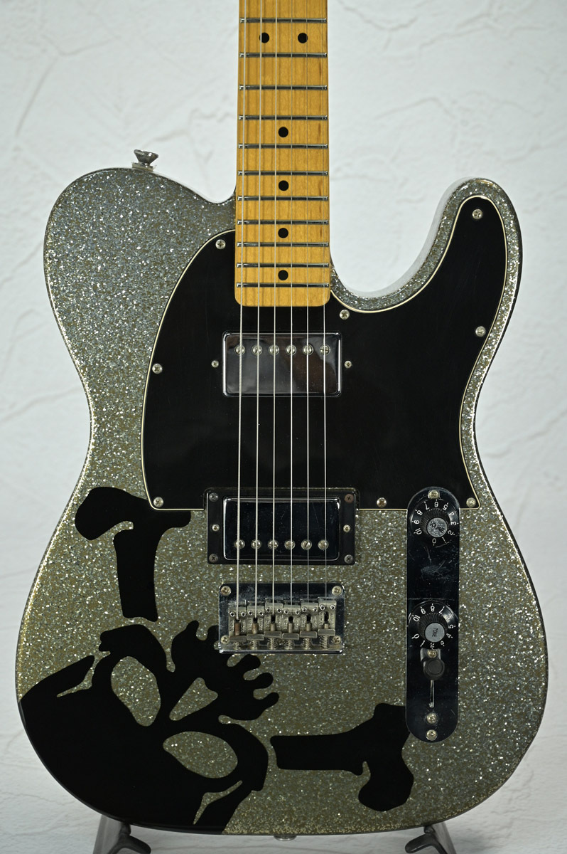 Squier by Fender Haruna Telecaster Skullsilver Dark Silver Sparkle