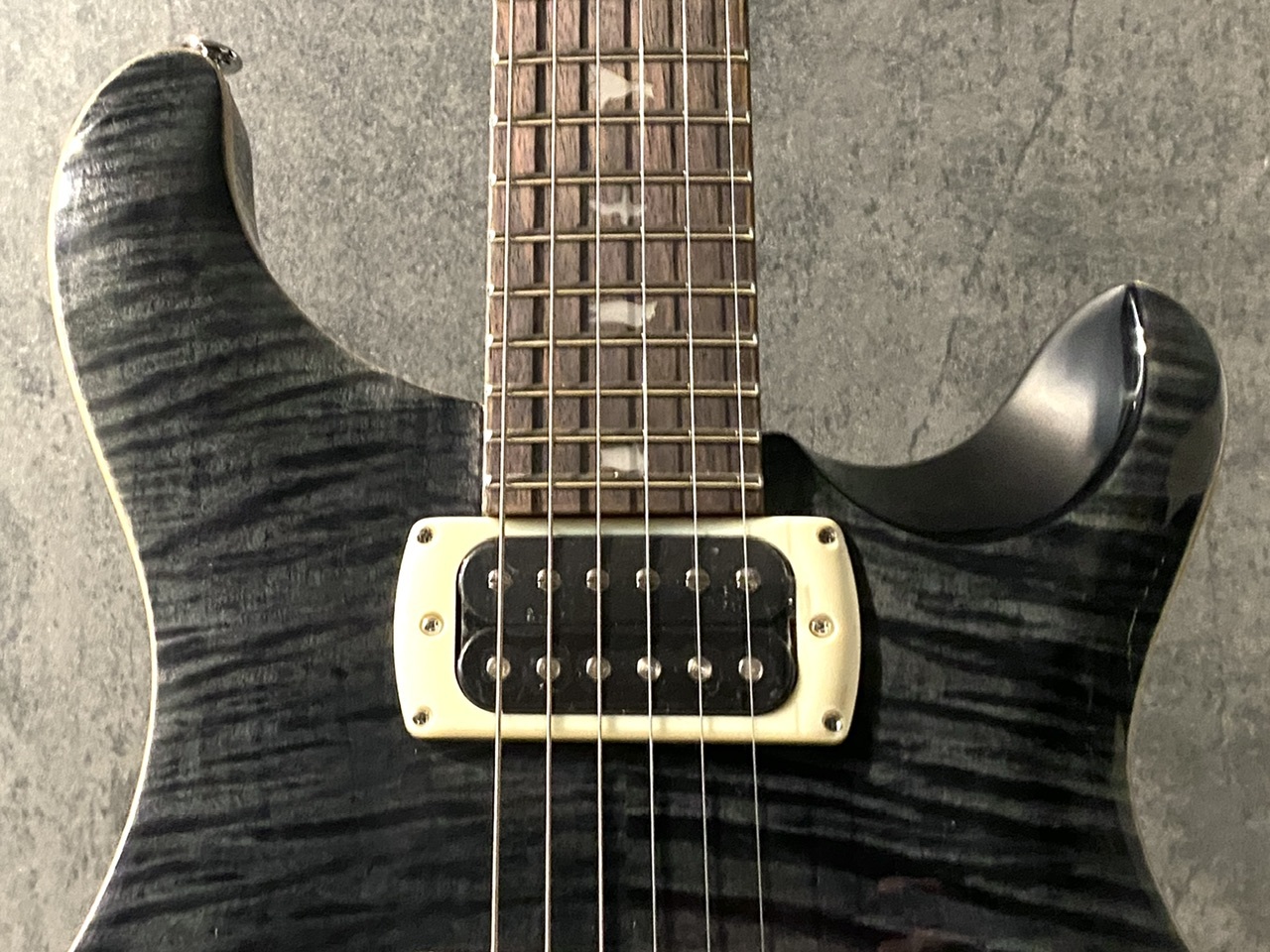 美品・良杢　PRS SE custom24 Paul Reed Smith(PRS) SE Custom 24 Quilt Sapphire 【良杢 キルト