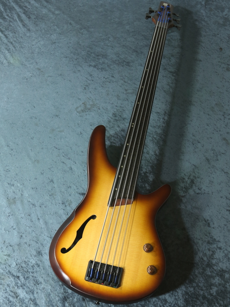 Ibanez SRH505F Natural Browned Burst Flat 【重量3.5kg】【ホロウ