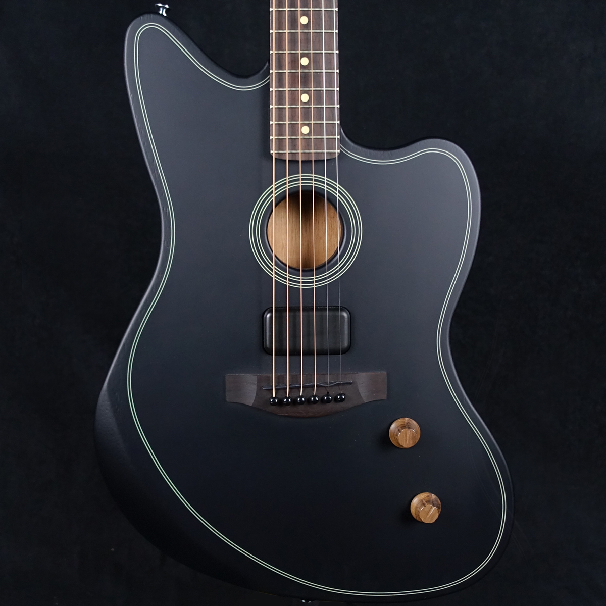 Fender Acoustasonic Standard Jazzmaster Black（新品）【楽器検索