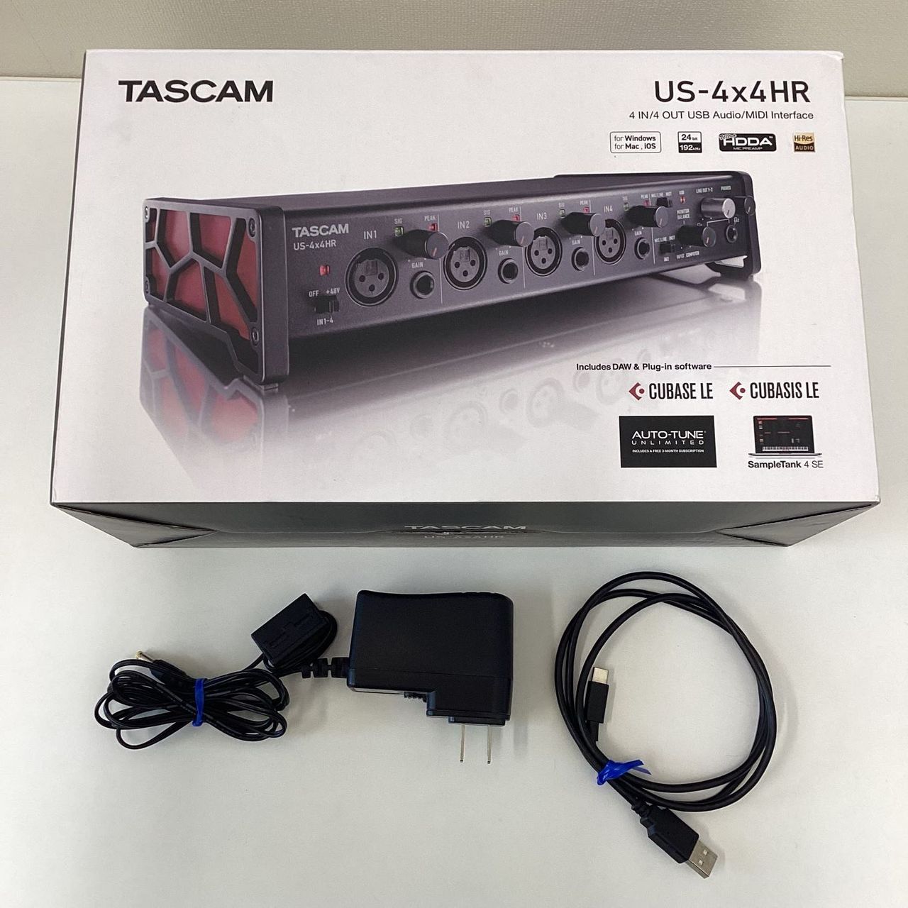 【K】【未使用品】TASCAM(タスカム) US-4X4HR Amazon.co.jp: TASCAM(タスカム) US-4X4HR 4Mic, 4IN/4OUT 24bit