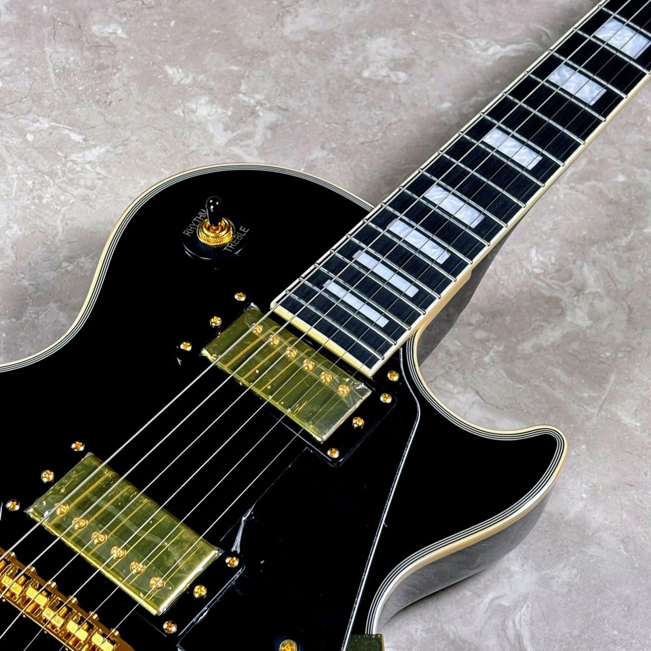 BUSKER'S BLC-500 BLK レスポールカスタム ステンレスフレット エレキ