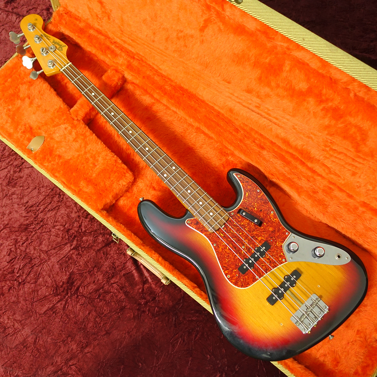 Fender American VIntage 62 Jazz Bass 3-Tone Sunburst 1990（中古