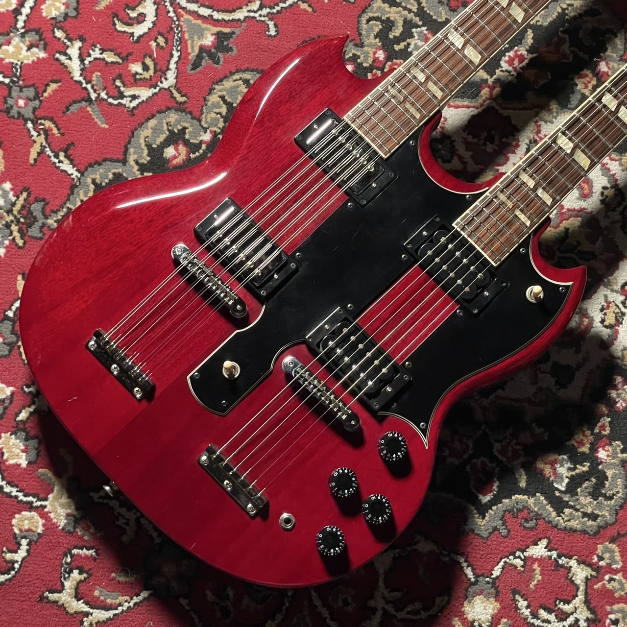 FERNANDES レッドエレキギター FERNANDES ギター（色：レッド系）｜楽器、器材｜楽器、手芸