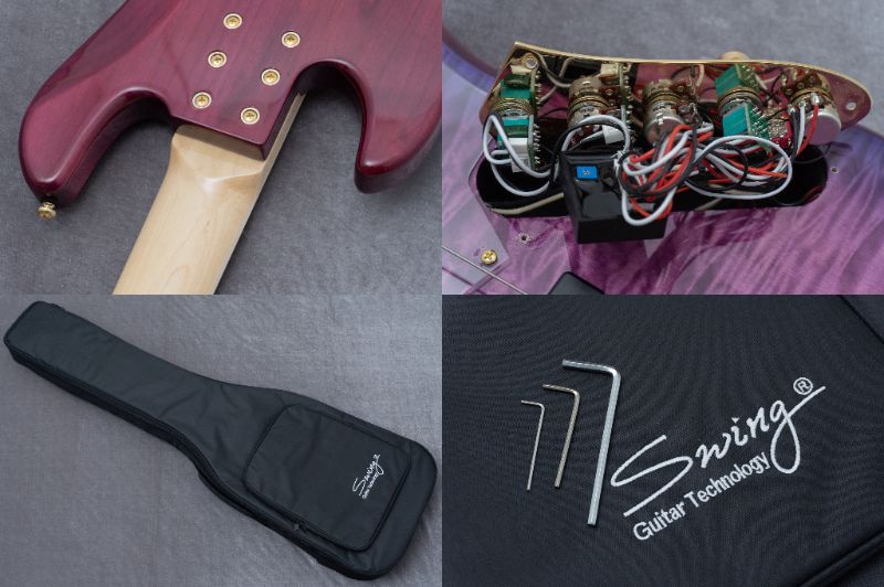 Swing Guitars Jazz Deluxe 5 Purple 4.5kg #25080017【GIB兵庫