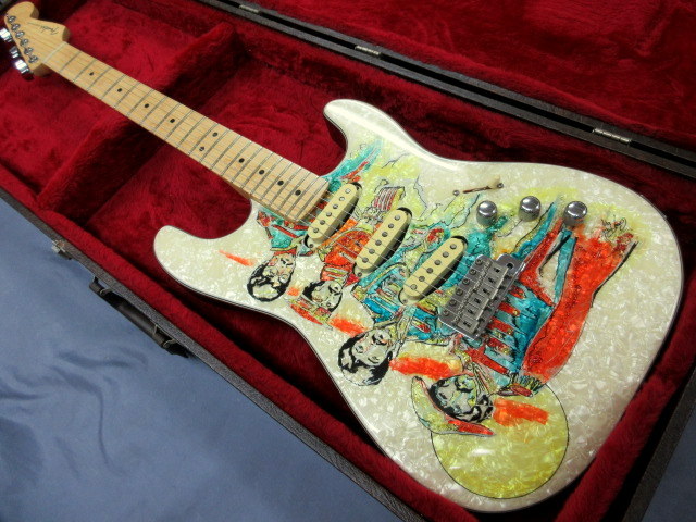 ノーブランド、ストラトタイプ出音ＯＫ Fender Standard Stratocaster エレキギター初心者14点セット