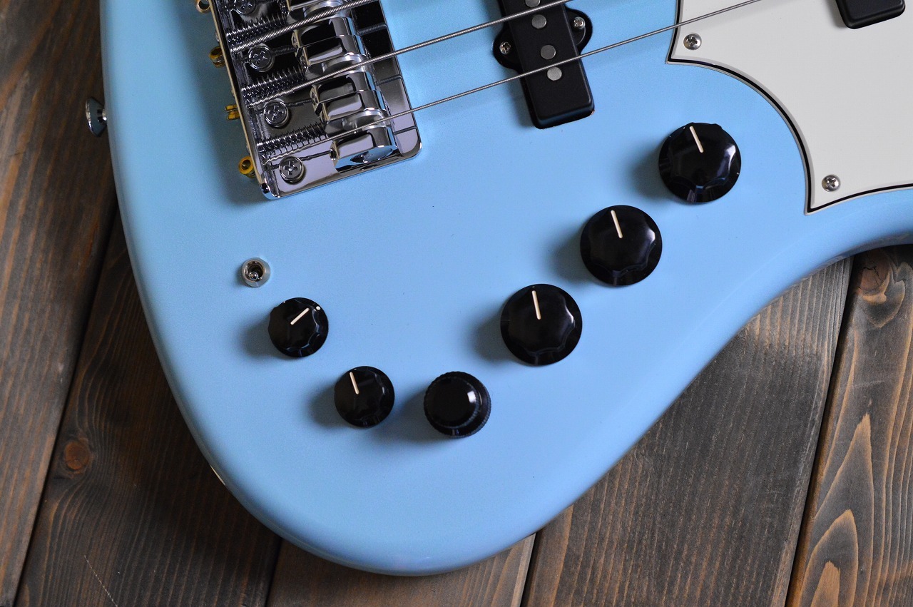 Miura Guitars USA MB-2 5st NV Sonic Blue All Lacquer Finish（新品