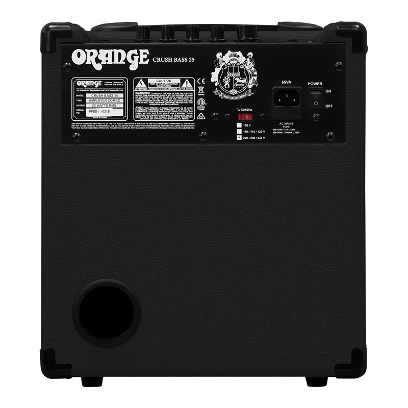 ORANGE Crush Bass 25 Black 【ベース用コンボアンプ】【Web