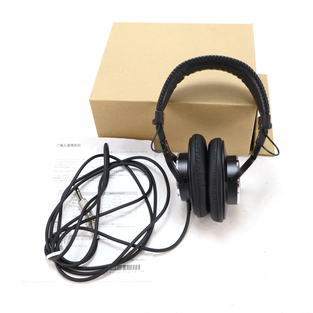 SONY 【中古】 ヘッドホン ソニー SONY MDR-CD900ST モニター