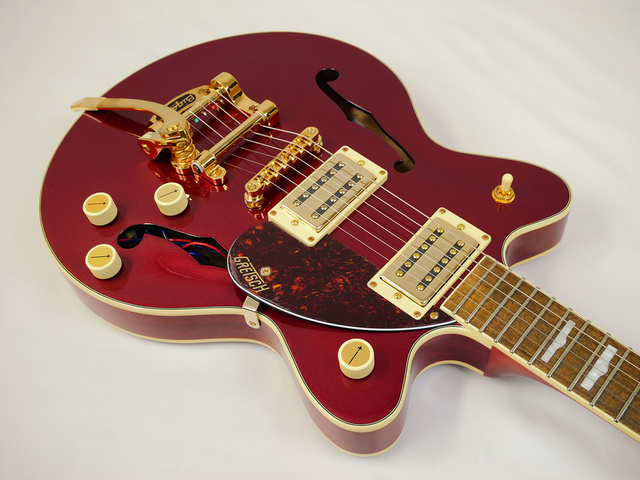 Gretsch G2657TG-QM STREAMLINER CENTER BLOCK JR. DOUBLE-CUT WITH