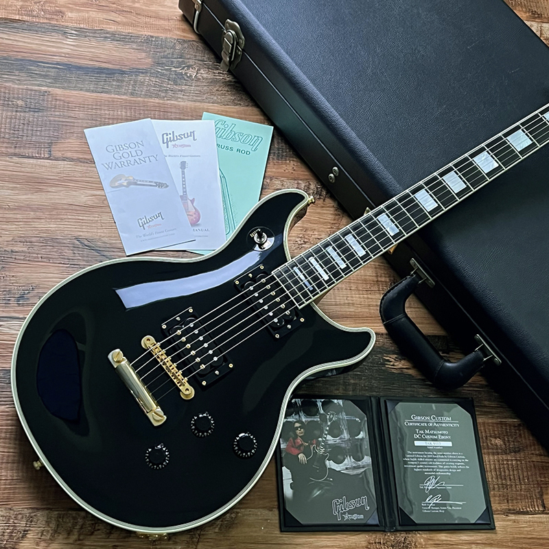 セール在庫epiphone TAK DCエボニー　カスタム品　美品 エピフォン