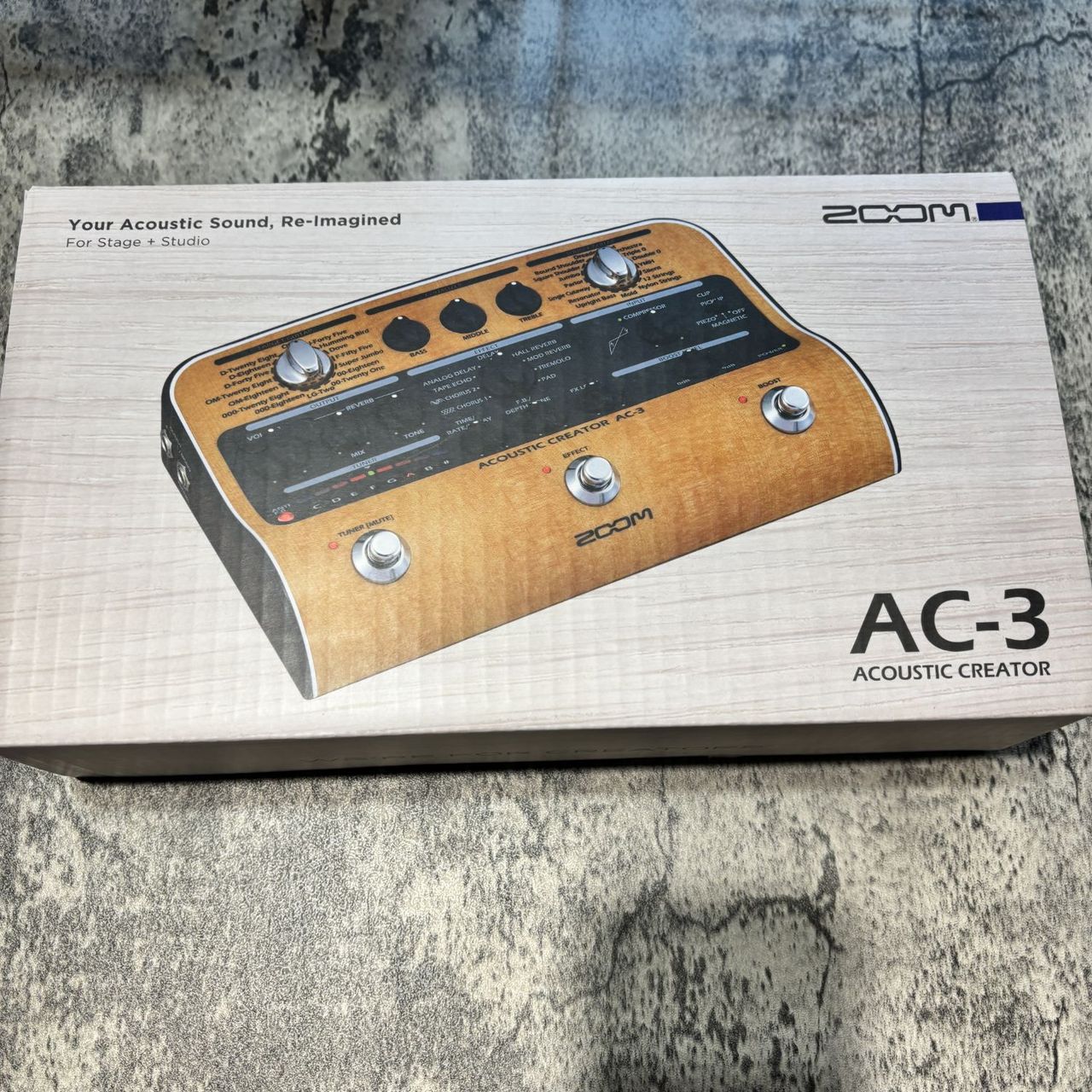 ZOOM AC-3 アコースティックギタープリアンプ お取寄せ商品】ZOOM(ズーム) AC-3 (アコースティックギター用