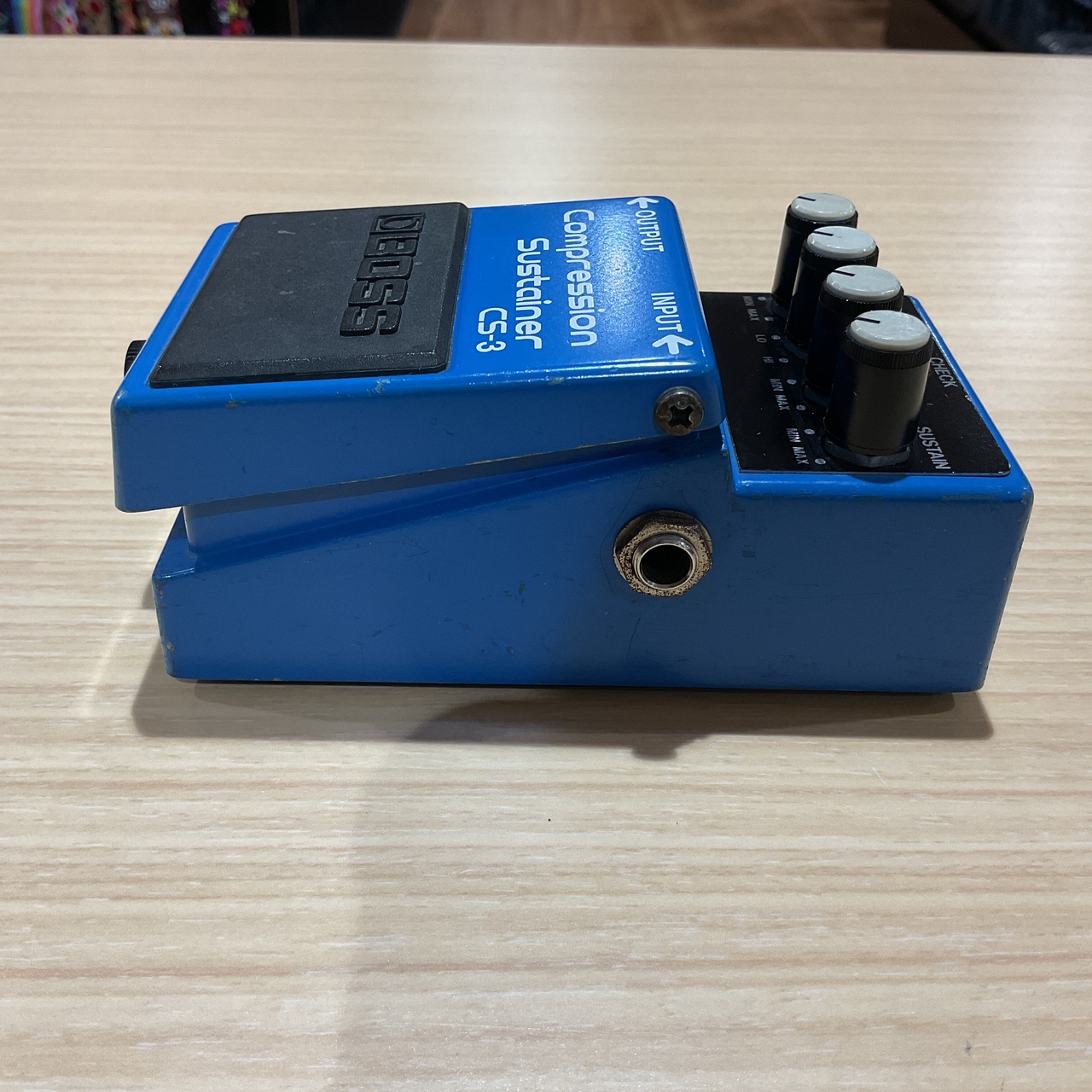 【週末SALE】1988年日本製BOSS CS-3　PSA対応改造済み BOSS CS-3 ACAアダプター対応からPSAアダプター（現行品）対応へ