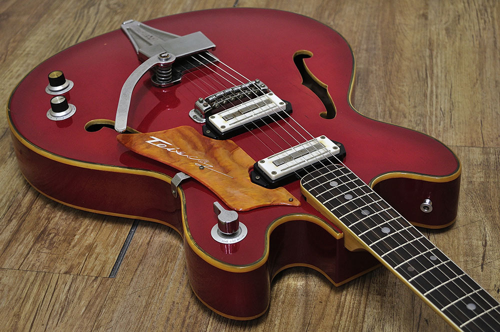60年代製 美品 Teisco Vegas-66 フルアコ ビザールギター 60年代製 美品 Teisco Vegas-66 フルアコ ビザールギター - メルカリ