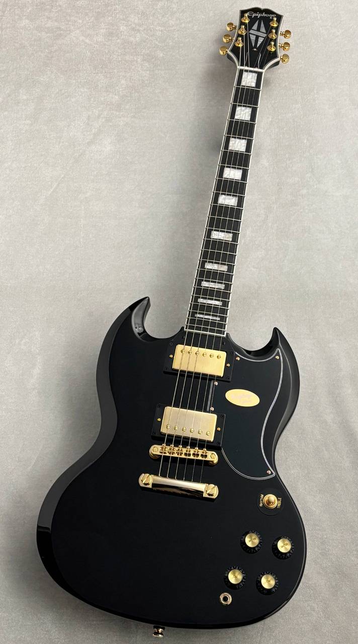 Epiphone SG Custom -Ebony- #24101528962 ≒3.22kg【お好みの弦