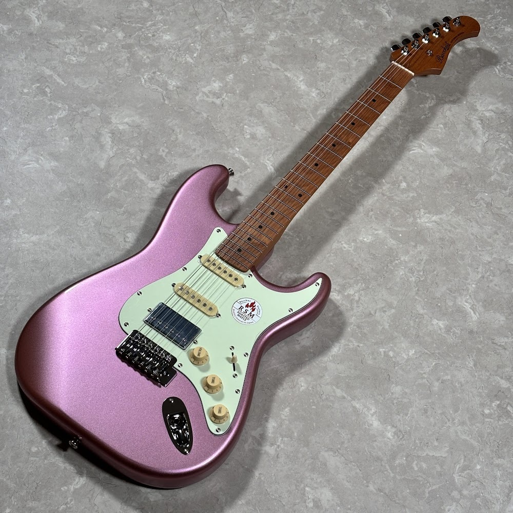 美品　Bacchus BST-2RSM HSS メタリックピンク　ストラト Bacchus Universe Series BST-2-RSM/M (SLPK) ｜イケベ楽器店